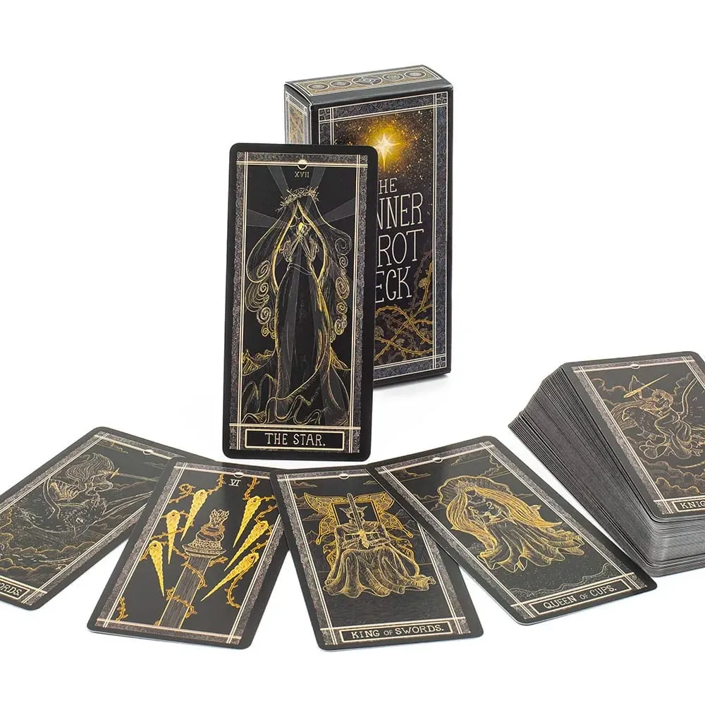 The Kinner Tarot Deck 87Pcs Divination Fate Tarot Oracle Cards Party Entertainment Επιτραπέζιες κάρτες παιχνιδιών 11,3*5,5cm — image 4