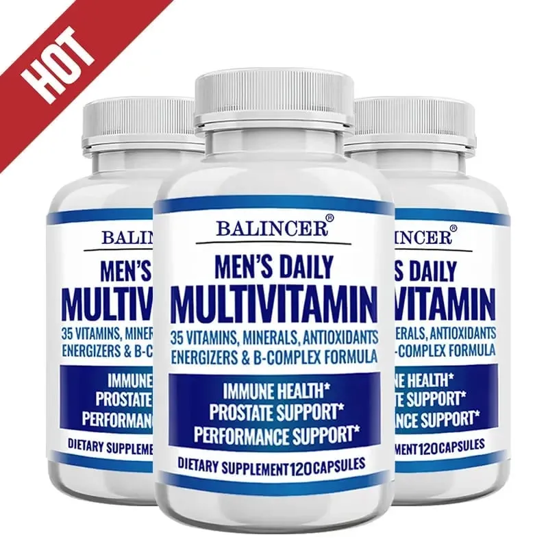 Multivitamin Supplement for Men – Provides Cognitive Brain Health Energy and Stamina and Muscle Mass