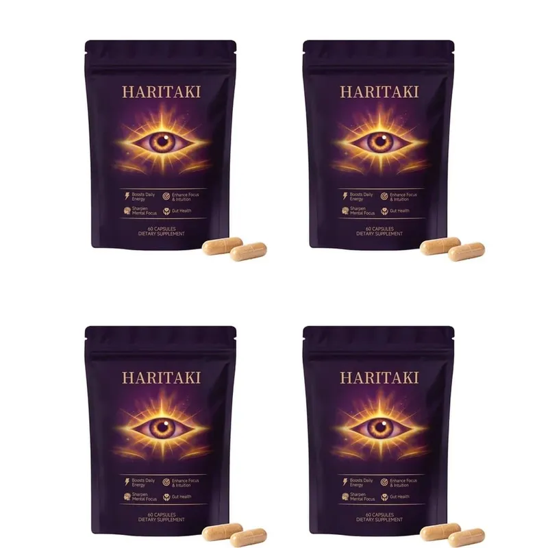תוסף האריטאקי 3rd Eye 500mg תומך באיזון עיכול בריאות מעיים סילוק קבוע יומי הגנה נוגדת חמצון 60 Ct