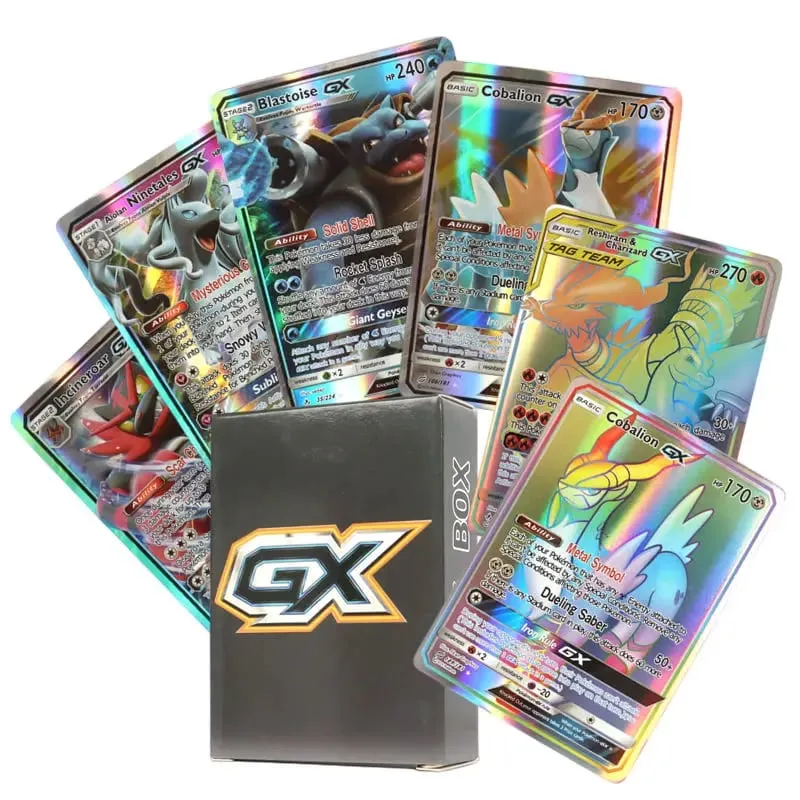 60/100Pcs Pokemon Shining Cards Αγγλική Έκδοση MEGA GX Vmax TAG EX Proxy Collection Cards Παιχνίδια Δώρο για παιδιά