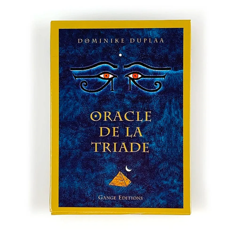 Oracle De La Triade Oracle kártyák francia változatú kártyák játék Spirituális jóslás Oracle kártyák útmutatóval kezdőknek