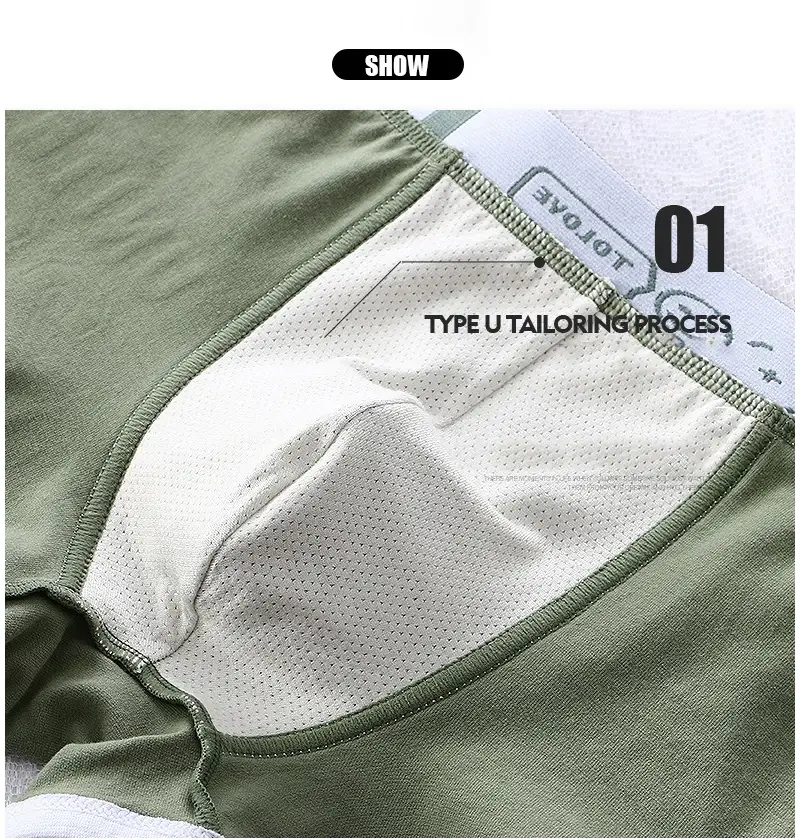 1/3pc roupa interior masculina esportes boxer shorts de algodão oversized cor sólida juventude moda esportes calcinha masculina confortável respirável — image 6