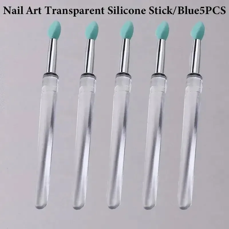 3/5/10 Chiếc Di Động Silicone Cọ Môi Có Nắp Mềm Mại Đa Năng Son Dưỡng Môi Applicator Son Môi Lipgloss Cọ Trang Điểm