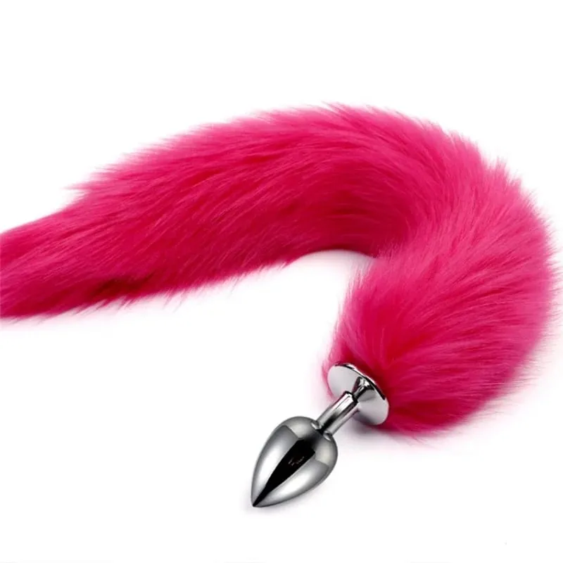 5 Sizes Metal Butt Plug Fetish Fox Tail Intimate Toys Bdsm Anal Extender Dilator Sex Shop Products Erotic Games Goods For Adults — image 5