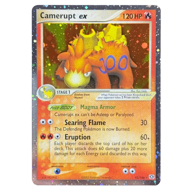 Κάρτες μεσολάβησης Ολογραφικά Emerald Cacturne Rayquaza Hidden Legends Kyogre Crystal Guardians Alakazam Star Flareon Metagross — image 24