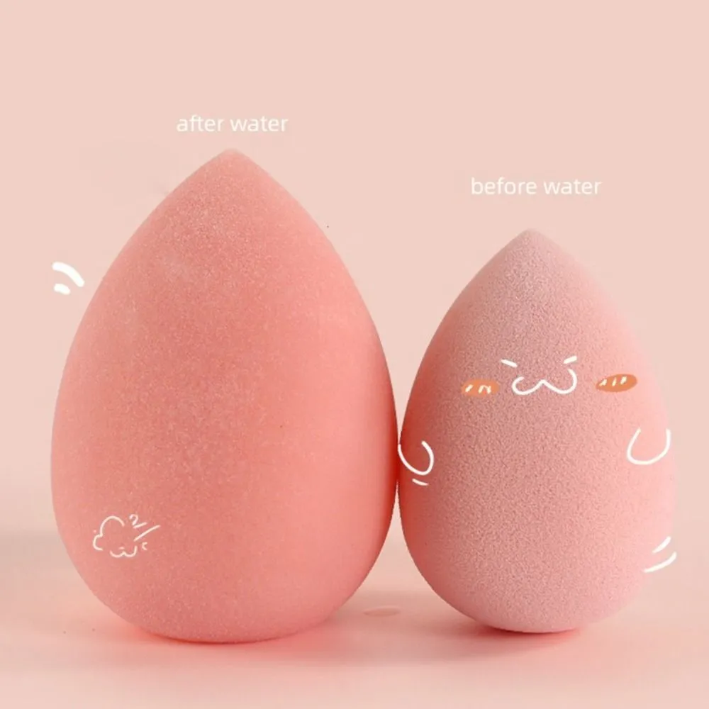 4 db Beauty Pro alapozó kozmetikai puff készlet száraz nedvesen használható sminkeszköz varázsecsetek dobozos szivacsporos sminkkel