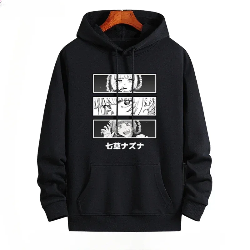 Y2K Anime CALL OF THE NIGHT Nazuna Nanakusa Rolig Hoodie Hip Hop Grafiska Sweatshirts Poleron Hombre Streetwear Harajuku Tracksui