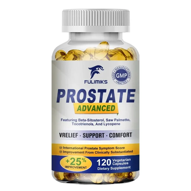 Prostate Supplement with Saw Palmetto Support Male Prostate Bladder & Urinary Tract Health Herbal Hair Care Anti-Hair Loss