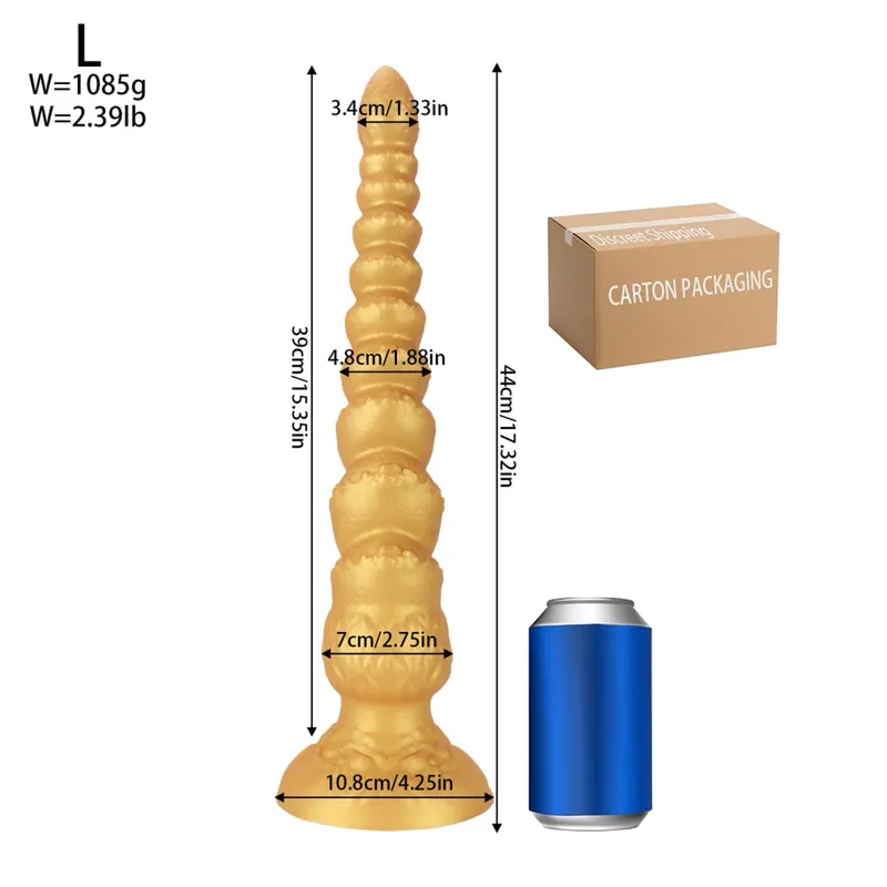 Long Anal Plug Silicone Butt Plug Big Anal Dildo Sex Toys For Women Gay Flexible Anal Plug Anus Enhancer Vagina Stimulation Gode