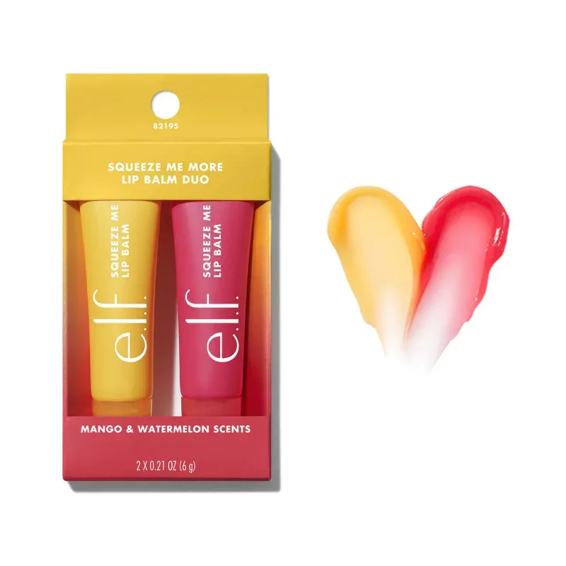 E.l.f Squeeze Me More Lip Balm Duo Lip Gloss Mango-Καρπούζι Τσίχλα-Κεράσι μέντα-Σοκολάτα Δίχρωμο Σετ με 3 Συνδυασμούς — image 8