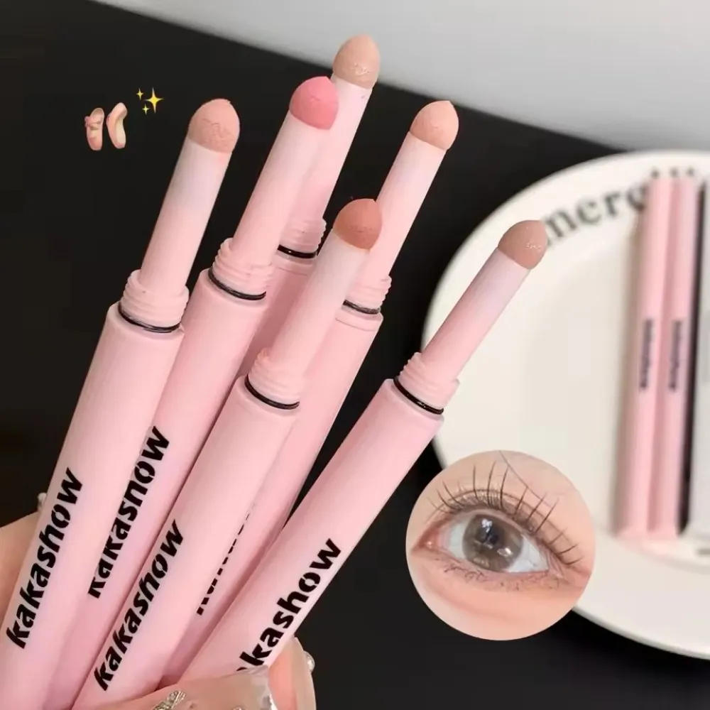 Dual End Glitter Matte Aegyosal Pen Brightening Highlight & Shadow Stick szemsmink fekvő selyemhernyó szemceruza gél ceruza 애교살 펜 — image 6