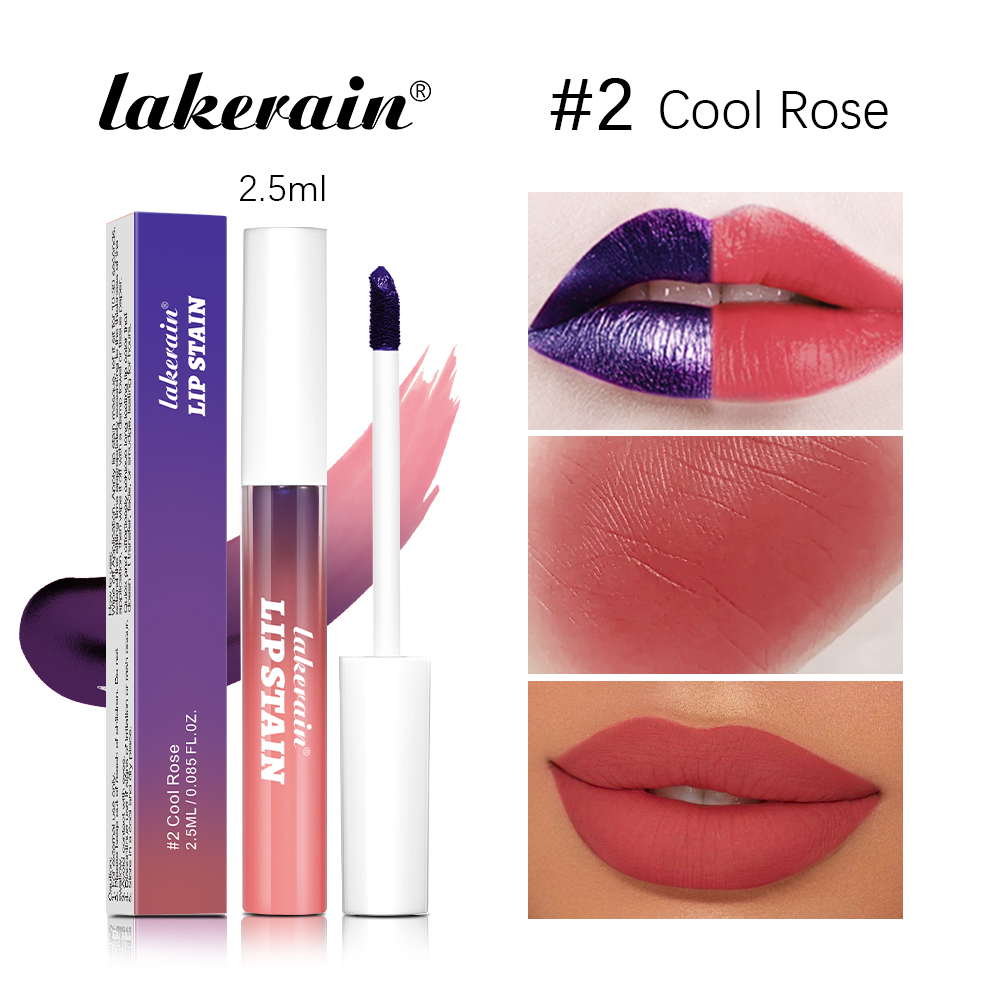 Blading Lip Gloss Peel and Stick Σετ μακράς διαρκείας Αδιάβροχο Pink Lip Gloss Μεταφορά Ανθεκτικό Φυσικά Καλλυντικά για Χείλη 3 Χρώματα — image 8