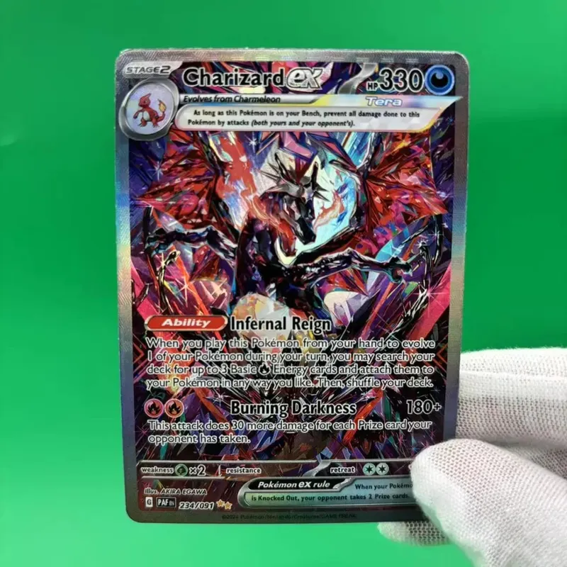 P Collection Cards Mew ex Umbreone Blastoise DIY Self Made Single Card Classic Game Cards Anime Gift Toy — image 19
