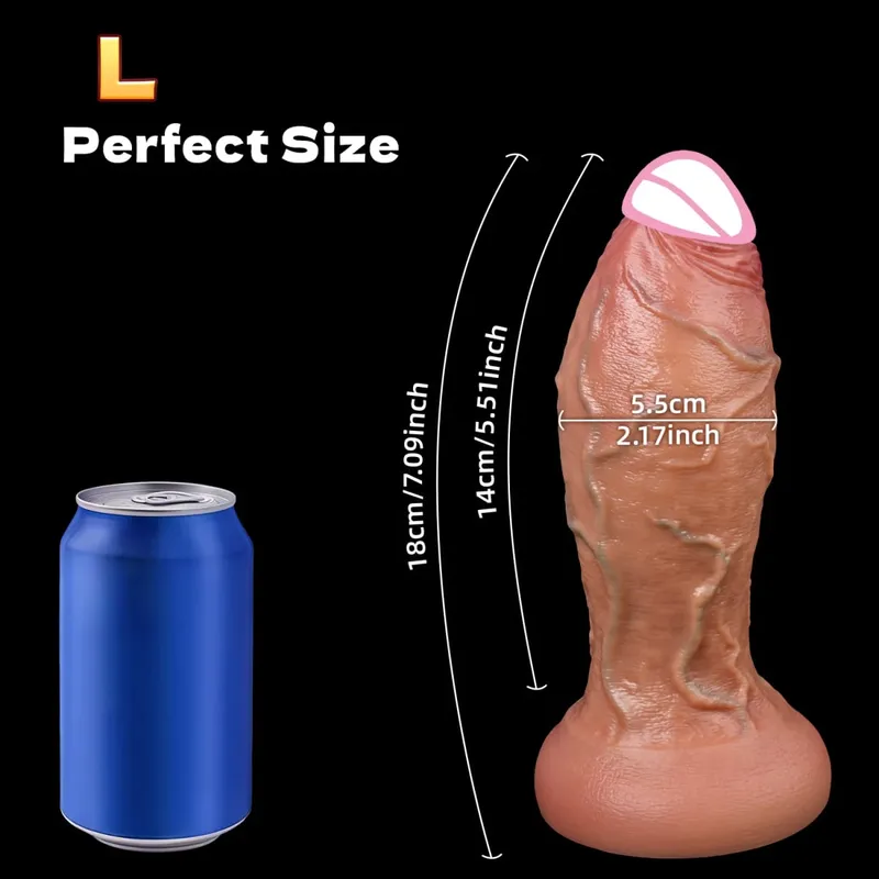 XXL Spuer Μεγαλύτερο Ρεαλιστικό Dildos Χοντρό πέος Παχύ πέους Dildo Παχύ Παιχνίδι Αυνανισμού 18+