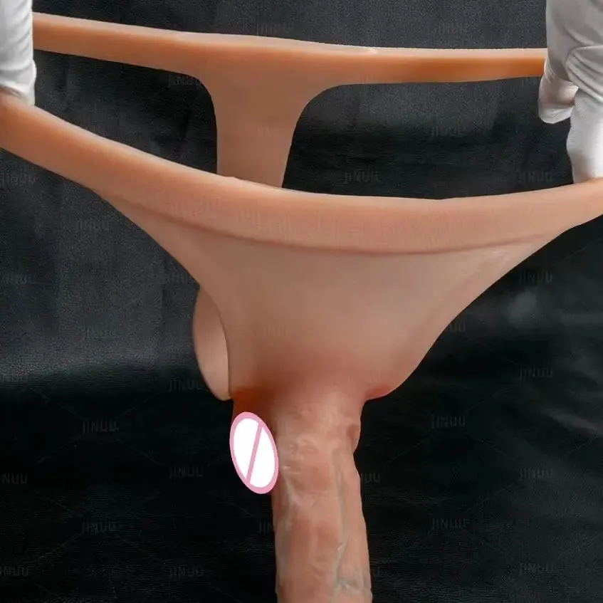 Silicone Strap on Dildo Para sa Lesbian Gay Reusable Solid Penis Dick Skin Feeling Dildo Pantalon Strapon Penis Sex Toys para sa Babae 18+