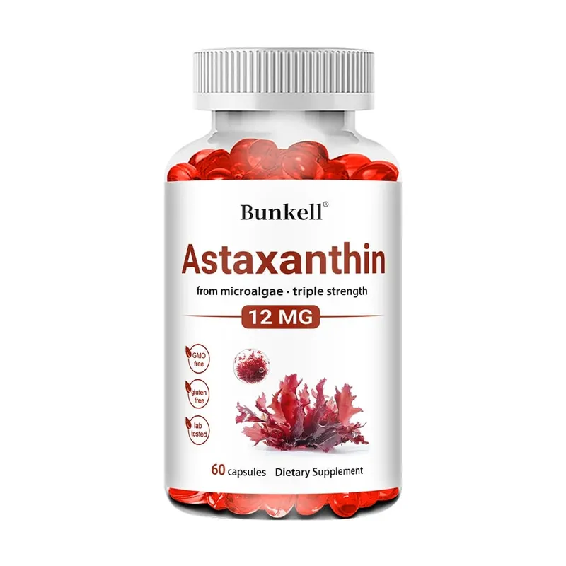 Κάψουλες ασταξανθίνης 12 mg προάγει την καρδιαγγειακή υγεία και επιταχύνει τον μεταβολισμό, υποστήριξη της υγείας των ματιών και του δέρματος