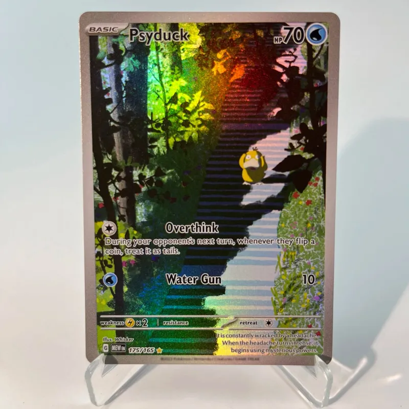 כרטיסי פוקימון 151 PKM PTCG3-D Bulbasaur Squirt Rainbow Gengar לשעבר Holographic Ex GX Rare Collection מתנות צעצועי קרב לתחביבים