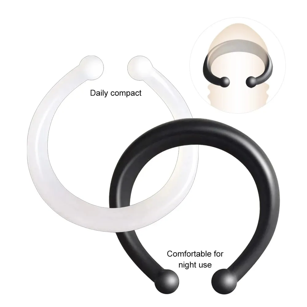 2PCS Foreskin Corrector for Men Penis Stretcher Delay Ejaculation Sex Toys Resistance Ring Daily/Night Use Cockring Male — image 2