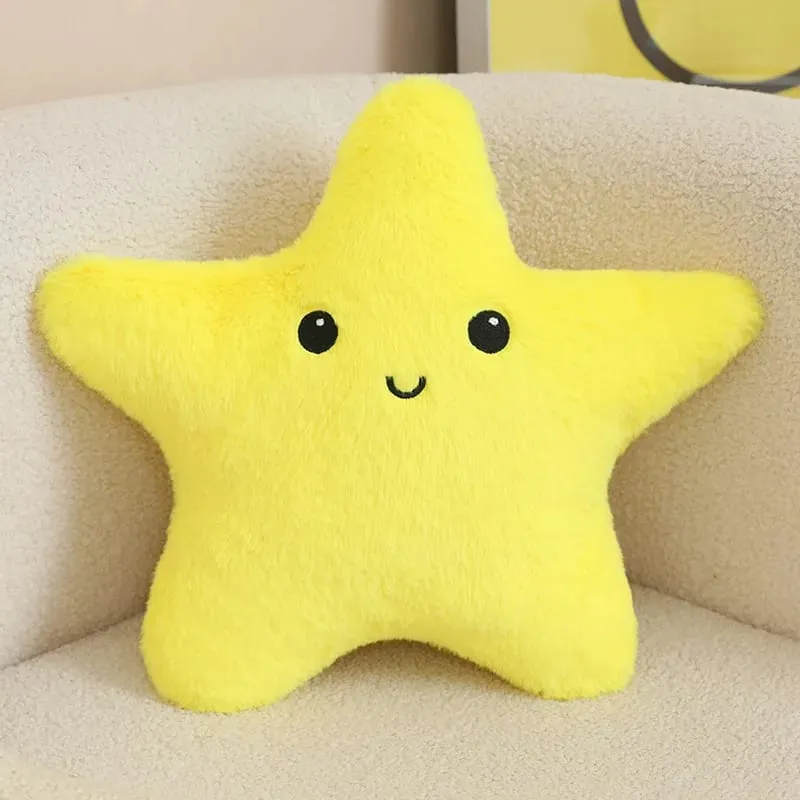 35/40 εκατοστά Starfish Star βελούδινο μαξιλάρι γεμιστό χαμόγελο Happy Sky μαξιλάρι πολύχρωμο μαξιλάρι ντεκόρ για καρέκλα καναπέ πίσω υποστήριξη δώρο