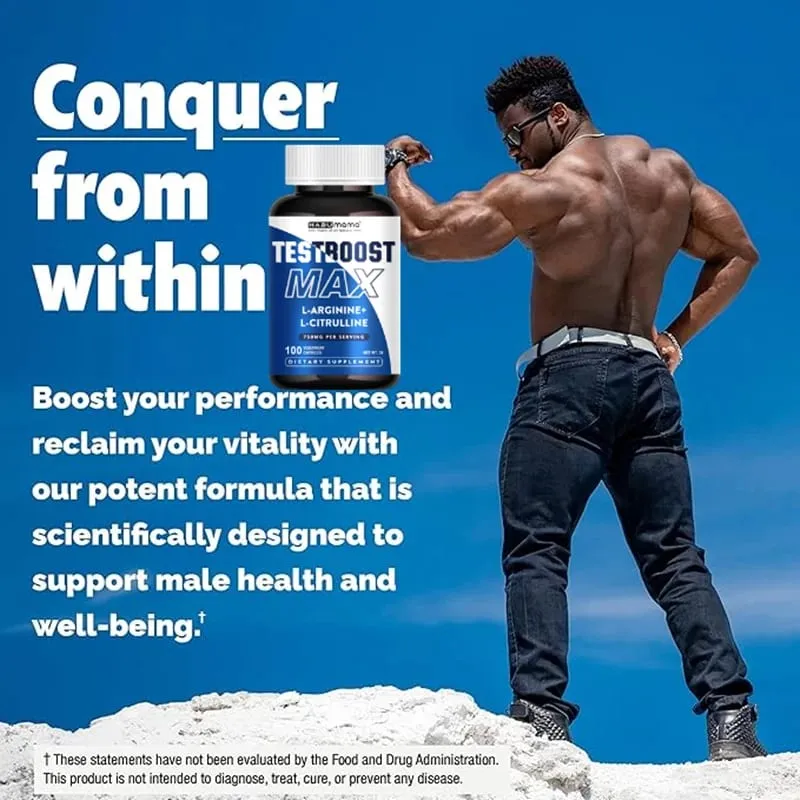 100 Caps Support Men Healthy Natural Best Male Enhancing Long Lasting Powerful Supplement Pill For Men Acting Performance — image 1