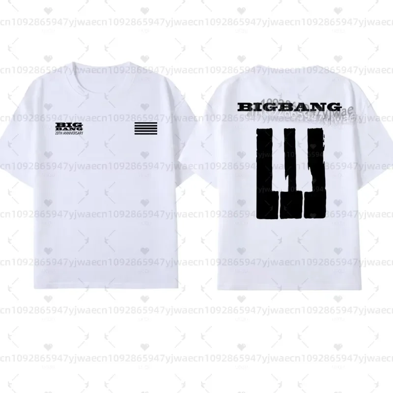 Bigbang Konzert-T-Shirt zum 20-jährigen Jubiläum, G-Dragon-Fans, kurzärmelig, Unisex, Damen, atmungsaktiv, schweißabsorbierend, T-Shirt, Herren-Kapuzenpullover — image 2