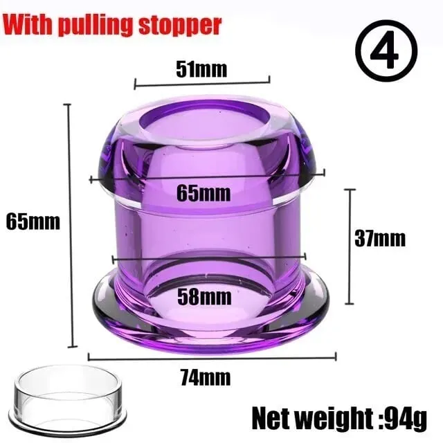 Hollow Anal Plug With Stopper Vagina Anus Dilator Speculum Expander Buttplug Prostate Massage Sex Toys For Women Men Gay