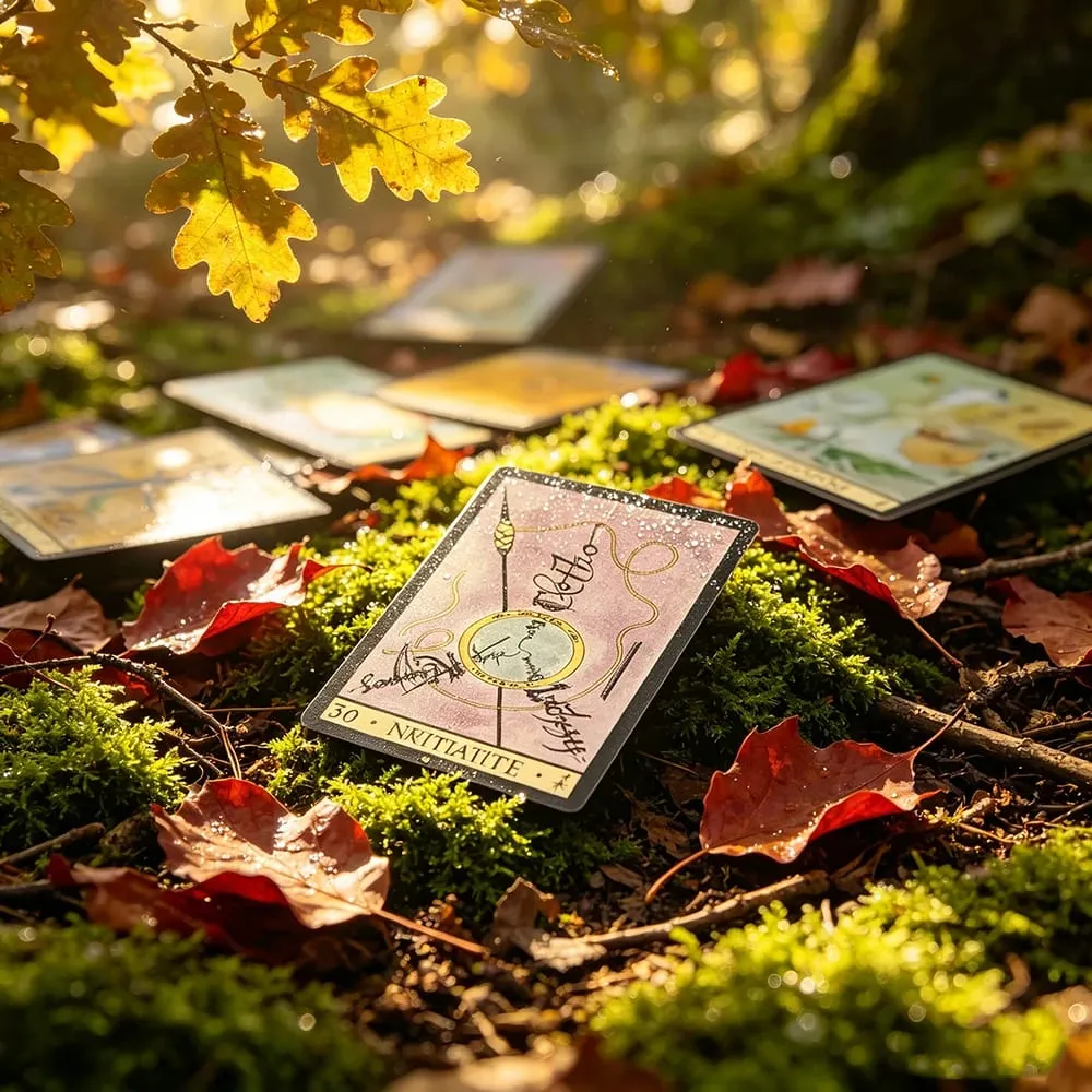 Oracle De La Triade Oracle kártyák francia változatú kártyák játék Spirituális jóslás Oracle kártyák útmutatóval kezdőknek