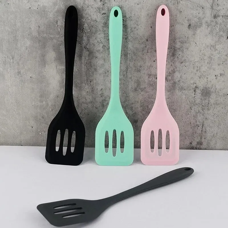 Tojásos Hal serpenyő Lapát Szilikon Forgatók Főzőedények Spatula sült lapát kütyük Konyhai eszközök Főzési kellékek — image 2