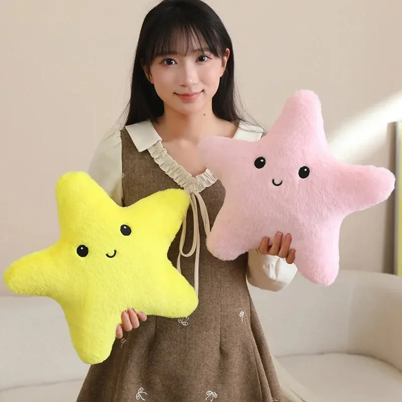 35/40 εκατοστά Starfish Star βελούδινο μαξιλάρι γεμιστό χαμόγελο Happy Sky μαξιλάρι πολύχρωμο μαξιλάρι ντεκόρ για καρέκλα καναπέ πίσω υποστήριξη δώρο