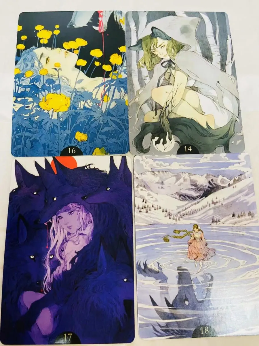 Loputyn Oracle cards A 36 Deck English Visions Divination Party Επιτραπέζιο παιχνίδι Μαντική Προφητεία Επιτραπέζια παιχνίδια Tarot Deck — image 3