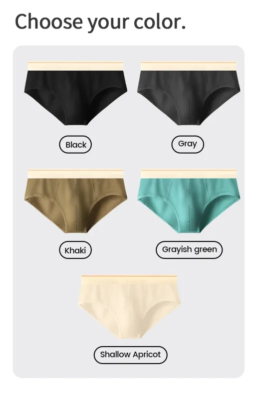 Men's pure cotton breathable and comfortable triangular underpants, mid-waist, skin-friendly and soft, teenagers' underpants 3256810188437944