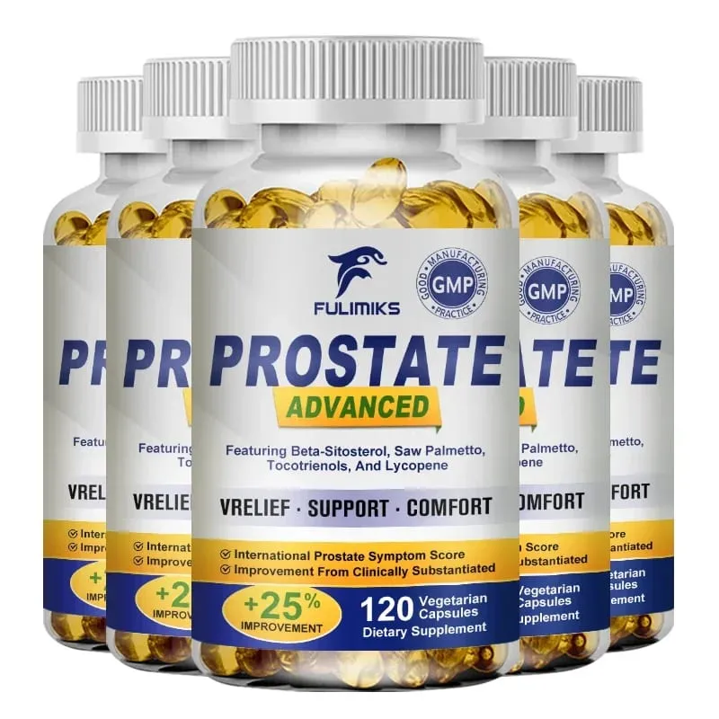 Prostate Supplement with Saw Palmetto Support Male Prostate Bladder & Urinary Tract Health Herbal Hair Care Anti-Hair Loss