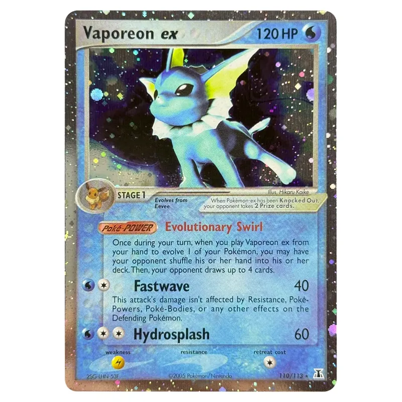Κάρτες μεσολάβησης Ολογραφικά Emerald Cacturne Rayquaza Hidden Legends Kyogre Crystal Guardians Alakazam Star Flareon Metagross — image 21