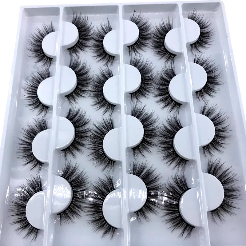 12 זוגות של Multipack 3D מינק ריסים מלאכותיים בעבודת יד, כלי איפור עיניים טבעי רך ונימוח — image 6