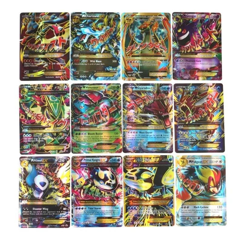 60/100Pcs Pokemon Shining Cards Αγγλική Έκδοση MEGA GX Vmax TAG EX Proxy Collection Cards Παιχνίδια Δώρο για παιδιά