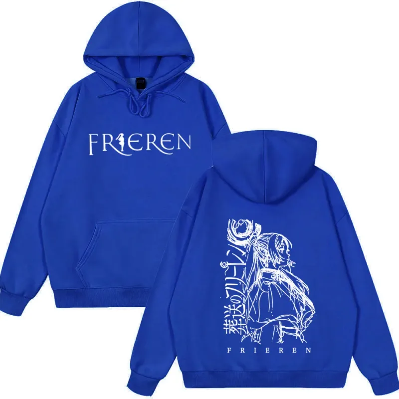 Anime Frieren: au-delà de la fin du voyage sweat à capuche pour hommes femmes vêtements mode polaire sweats hiver mode drôle Style vêtements