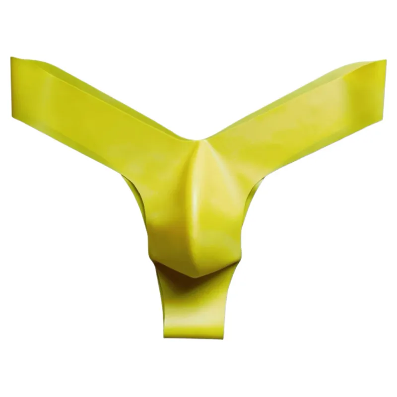 Transparent Latex Thongs For Men Briefs For Men Erotic Underpants Latex Underwear G-Strings Underwear Sexy Lingerie