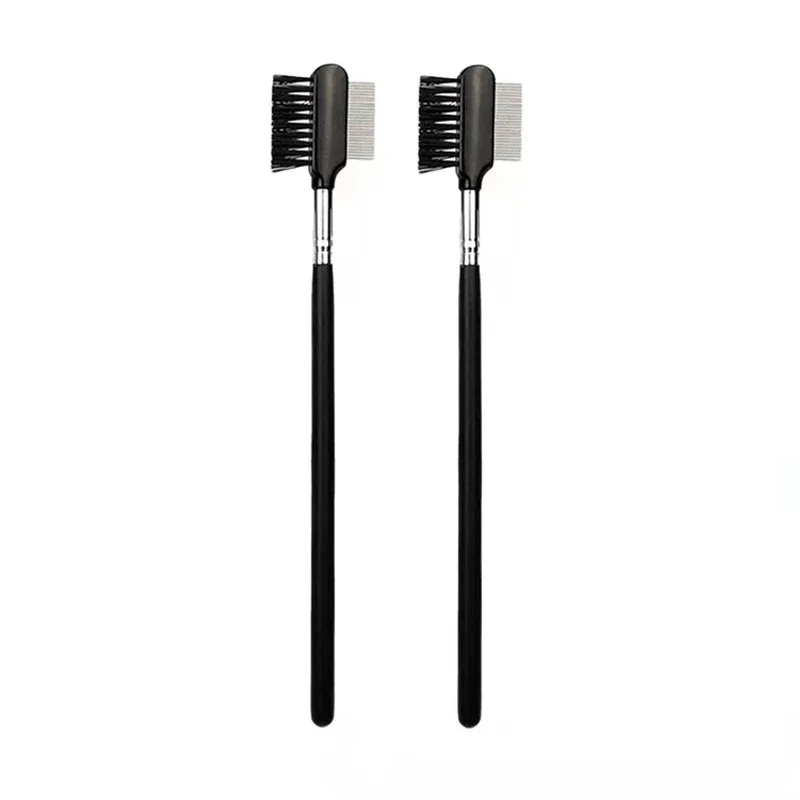 1pc Eye Brow Makeup Brush stainless steel Eyelash Comb Make Up Brushes Lashes 2 sides Grooming Beauty Cosmetic Tools multiple — image 12