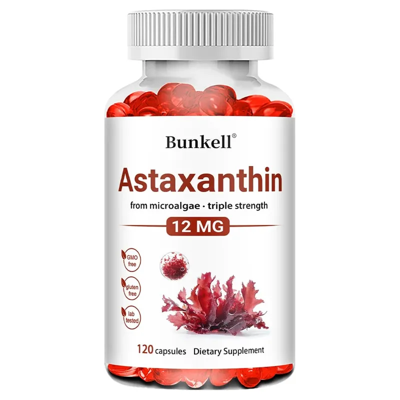 Κάψουλες ασταξανθίνης 12 mg προάγει την καρδιαγγειακή υγεία και επιταχύνει τον μεταβολισμό, υποστήριξη της υγείας των ματιών και του δέρματος