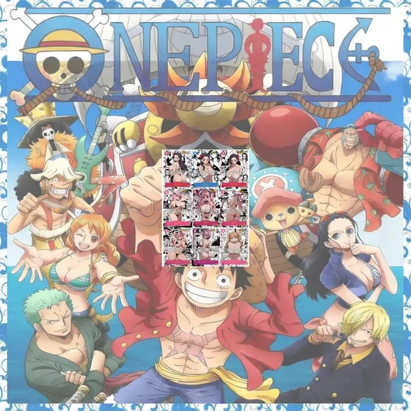 Anime One Piece Diy Color Flash Cards Hancock Perona Nami Robin Yamato Collection Cards Christmas Birthday Gifts Children's Toys