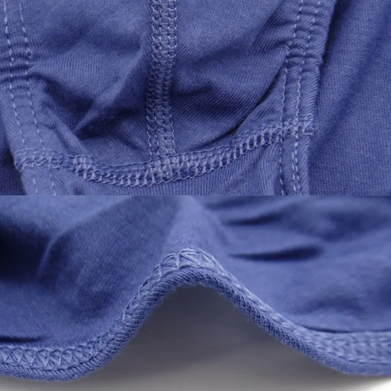 4 Pcs/Lot Cheapest 100% Cotton Mens Briefs Plus Size Men Underwear Panties XL-5XL Men's Breathable Sexy Lingerie Underpants