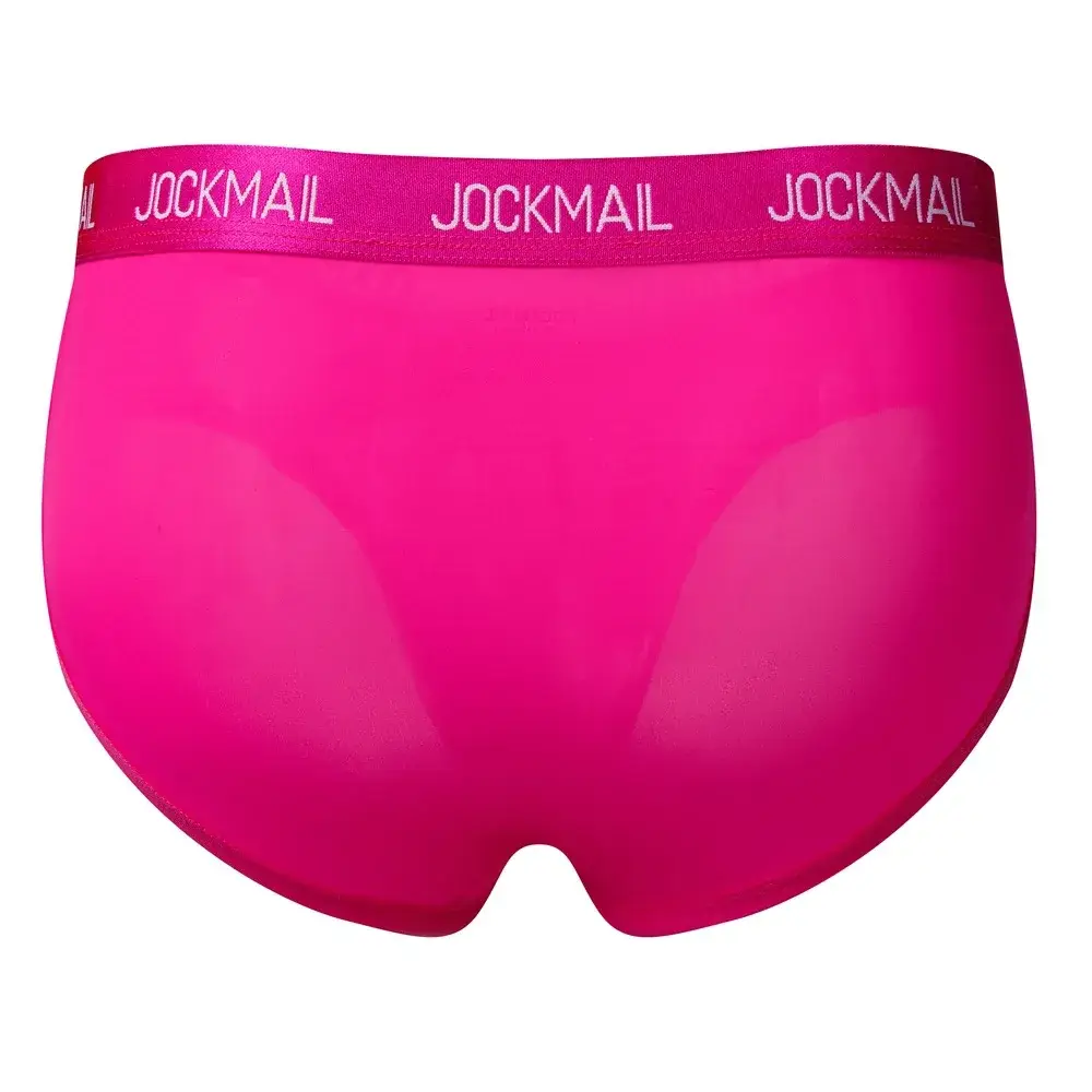 Jockmail Mens Underwear Low Waist Sexy Letter Sports Breathable Summer Ice Silk Briefs Big Bag Nylon Solid Color Man Panties — image 29
