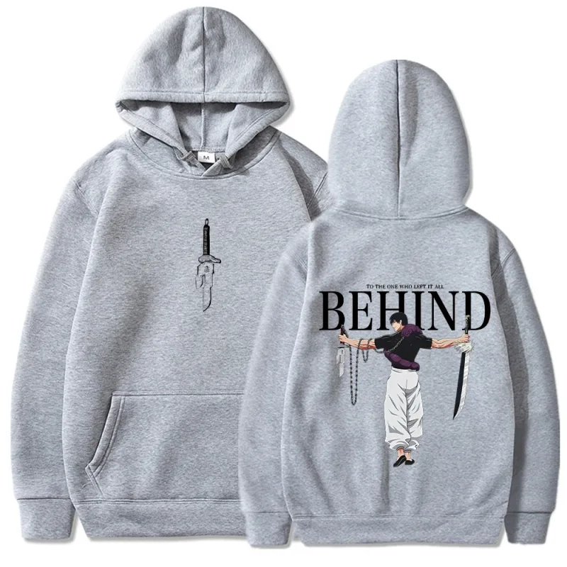 Jujutsu Kaisen Anime Hoodies Men Women Fushiguro Toji Manga Hooded Pullover Gothic Sweatshirts Hip Hop Streetwear Men's Clothing — image 3