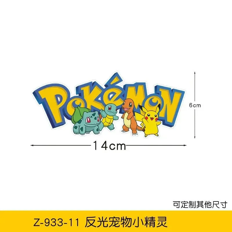 20 Phong Cách Pokemon Xe Ô Tô Anime Hình Pikachu Gengar Eevee Charmander Hoạt Hình Dễ Thương Búp Bê Sáng Tạo Miếng Dán Quà Tặng Sinh Nhật