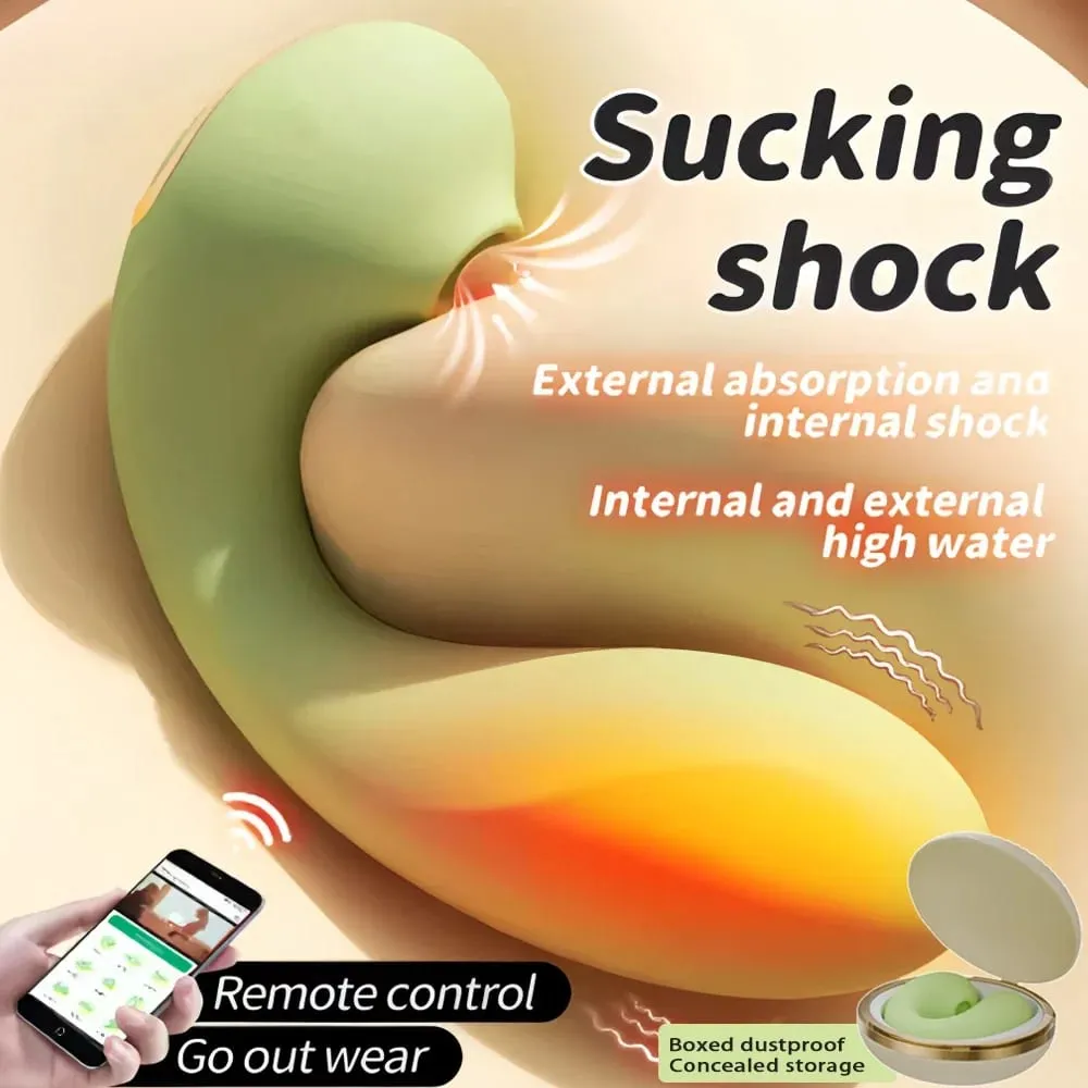 Bluetooth APP Sucking G Spot Vibrator Wearable Vibrating Egg Vagina Massager Clitoris Stimulator Sex Toy For Women Boxed charg — image 2