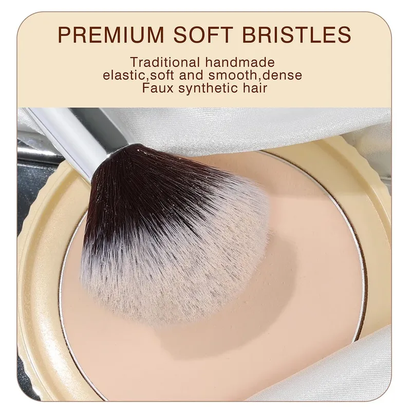 New Style Μαύρο 32 τμχ Σετ πινέλων μακιγιάζ Premium Soft Cosmetic Powder Blending Foundation Eyeshadow Blush Brush Set