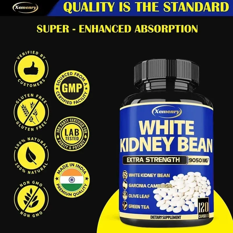 White Kidney Bean Extract - Antioxidant Anti-inflammatory Cardiovascular Health