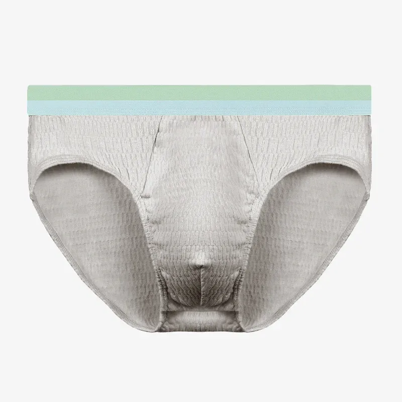 2PCS Men's triangular underpants, pure cotton men's style, made of baby cotton. The underpants are of a thin style for summer, — image 16
