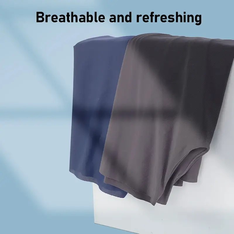 4Pcs Men Ice Silk Boxer Briefs Ultra Thin Transparent Breathable 3D Pouch Soft Mid Waist Men Underwear Shorts — image 3