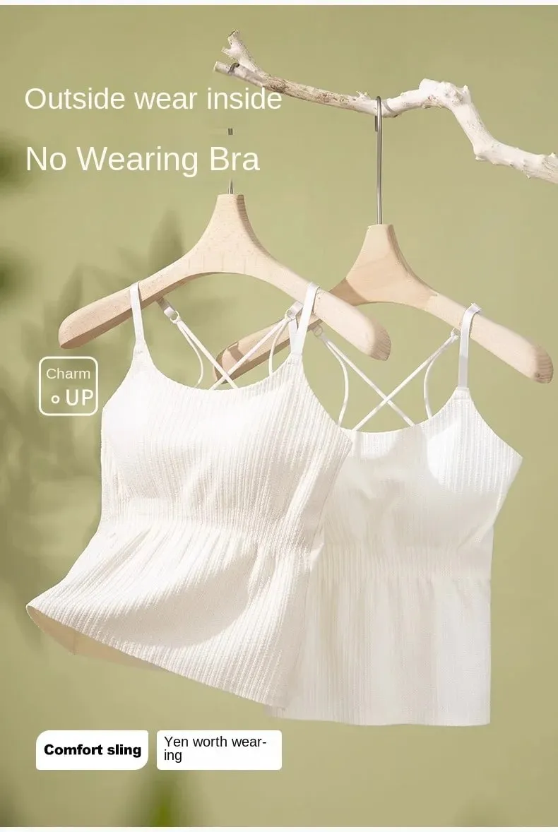 Καλοκαιρινό σουτιέν Μαύρος κορσές Active Big Size Bralette Αντι Χαλαρωμένο Σουτιέν Γιλέκο Θέμα Καμισόλα&tanks Traf Γυναικεία Ρούχα Top Traf Zara — image 8